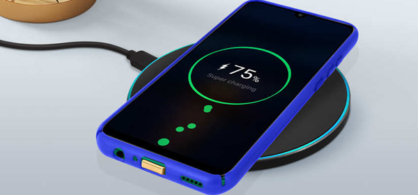 Recharge à induction Qi sur n’importe quel mobile avec un chargeur sans fil.