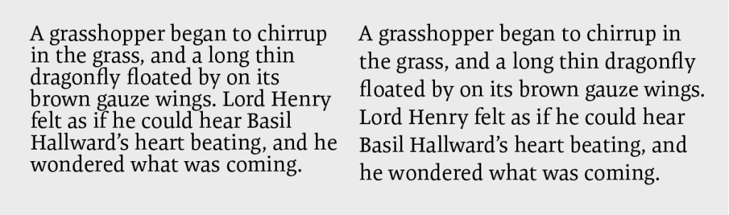 Poor Font Choices affecting readability