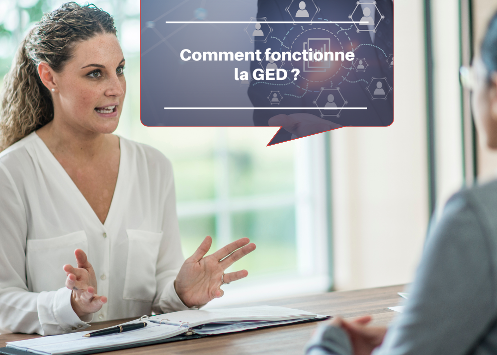 la personne demande comment fonctionne la Gestion électronique des documents (GED)